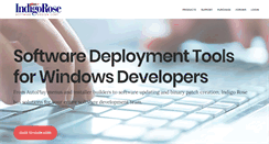 Desktop Screenshot of indigorose.com